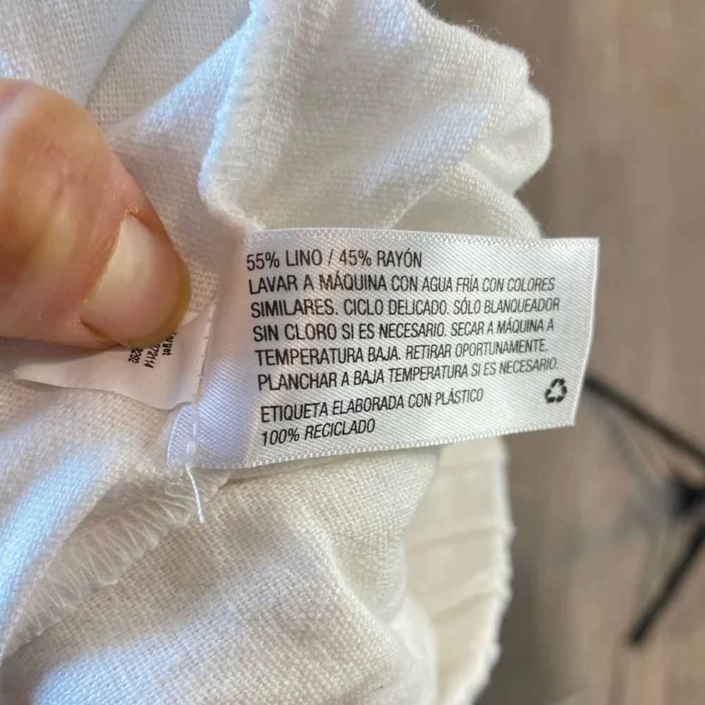 AVA & VIV Plus Size  Pants White‎ Linen Drawstring Pants
Size XXL - Picture 9 of 12